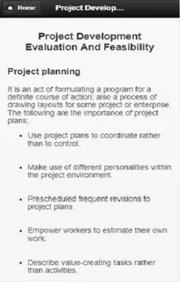 Project Development android App screenshot 0